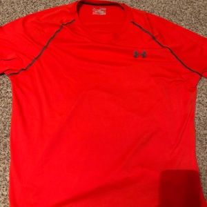 XL Neon Orange Under Armour Heat Gear